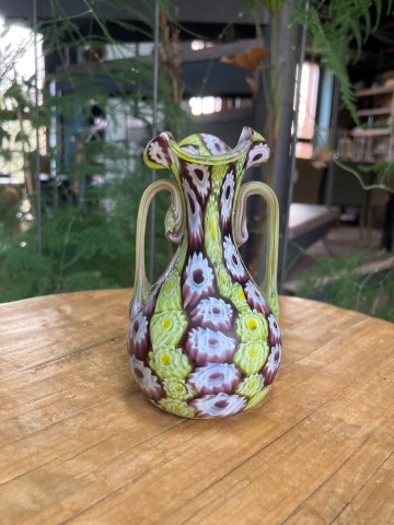 Starožitná váza Millefiori, Fratelli Toso Murano kolem roku 1910