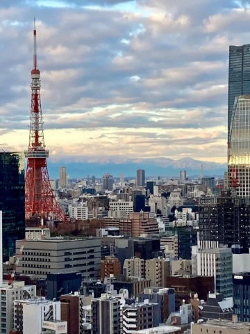 Pohled na Tokyo z mrakodrapu