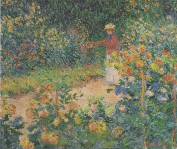 Obraz Femme au jardin, od C. Monet, 1867