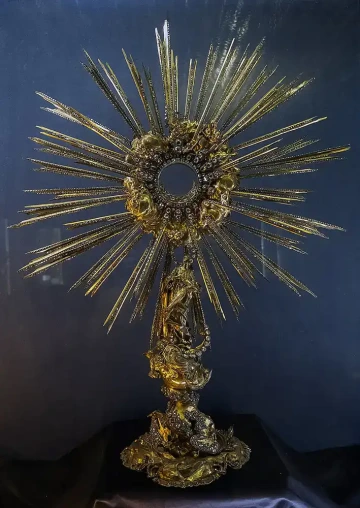 Diamond monstrance in Loreta in Prague