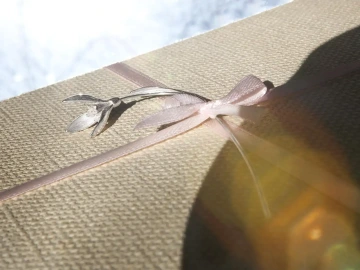 Sněženka ze stříbra na vánočním dárku pro zaměnstnance